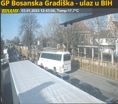 Ulaz u BiH na prijelazu Bosanska Gradiška - Avaz