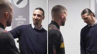 Ibrahimović se susreo s hrvatskim fudbalerom: "Šta ti je to"