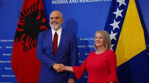 Edi Rama s Borjanom Krišto - Avaz