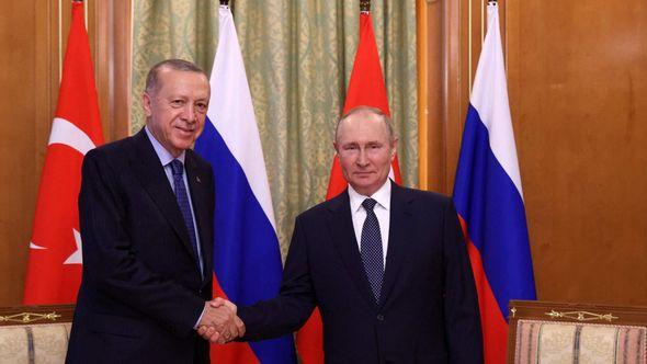 Redžep Tajip Erdoan i Vladimir Putin - Avaz