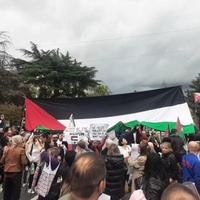 Stotine građana Mostara na skupu podrške Palestini