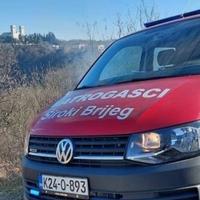 Prilikom gašenja požara u Širokom Brijegu povrijeđen vatrogasac