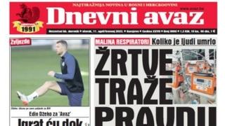 Danas u "Dnevnom avazu" čitajte: Žrtve traže pravdu