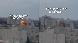 Video / Zabilježen udar rakete na Tel Aviv, najmanje dvije osobe ranjene