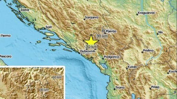 Zemljotres pogodio Crnu Goru - Avaz