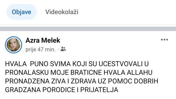 Objava tetke Azre - Avaz