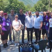 Nezir Pivić s ministrima Vlade ZDK na 3. smotri SIF FBiH na Boračkom jezeru
