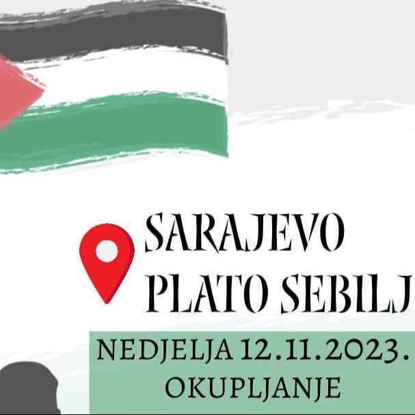 U Sarajevu danas protest podrške palestinskom narodu