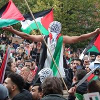 Protesti podrške Palestincima u Briselu