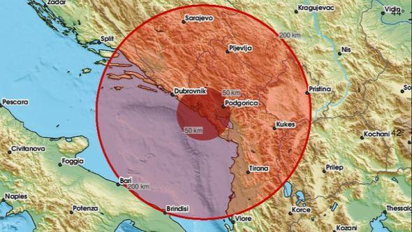 Zemljotres pogodio Crnu Goru - Avaz
