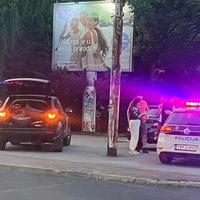 Sudar na Skenderiji, policija na licu mjesta