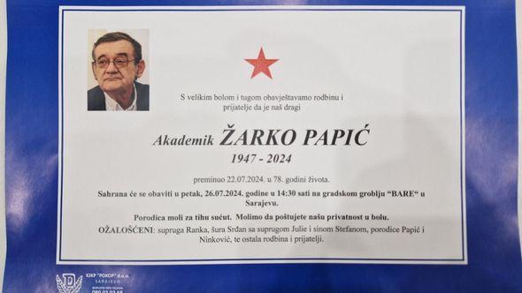 Preminuo Žarko Papić - Avaz