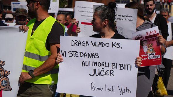 Protest u Sarajevu - Avaz