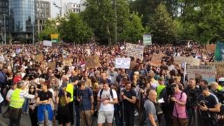 Završen sedmi protest "Srbija protiv nasilja"