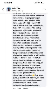 Prijetnje Edina Tule - Avaz