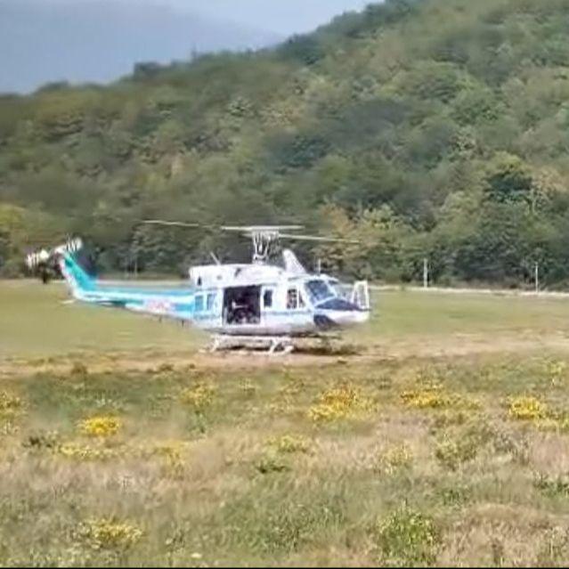 Helikopteri iz Srbije stigli na Tjentište da pomognu s gašenjem požara