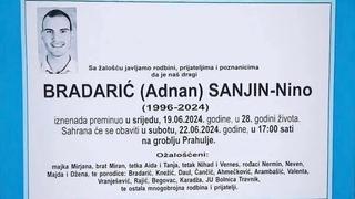 Tragedija u Travniku: Preminuo 28-godišnjak, prijatelji se opraštaju od njega