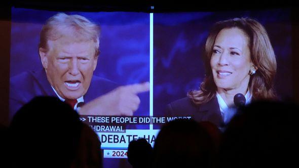 kamala harris donald trump - Avaz