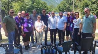 Nezir Pivić s ministrima Vlade ZDK na 3. smotri SIF FBiH na Boračkom jezeru
