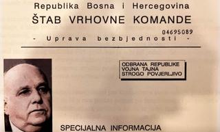 "Avaz" otkriva KOS-ovsku ratnu mrežu i objavljuje stotine originalnih ratnih dokumenata u kojima je Fikret Muslimović urnisao bh. patriote