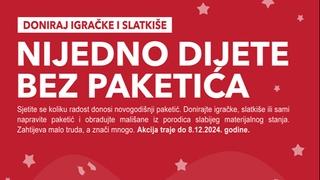 "Nijedno dijete bez paketića": poziv građanima da podrže akciju