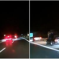 Video / Drama na autoputu kod Lepenice: Utrkivali se, BMW vozio više od 200 na sat, odjednom se pojavio oblak dima!