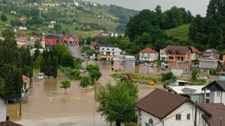 Na području općine Bužim danas nivo vode u opadanju
