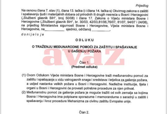 Usvojena odluka Vijeća ministara - Avaz