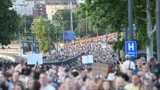 Završen deveti protest "Srbija protiv nasilja"