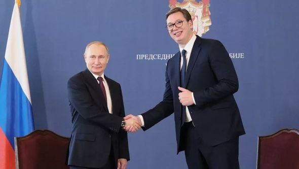 Putin i Vučić tokom jednog od ranijih susreta - Avaz