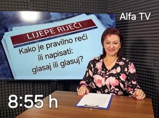 Kako je pravilno reći ili napisati: glasaj ili glasuj? 