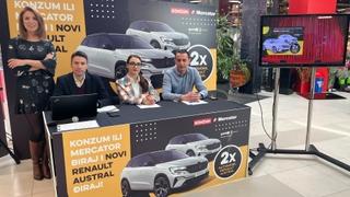 Saznajte kome Konzum i Mercator poklanjaju
dva automobila Renault Austral
