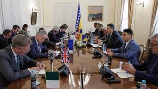 Bećirović s ambasadorima Kvinte: Nezavisna, suverena, sigurna i multietnička BiH je zajednički interes EU, SAD i UK