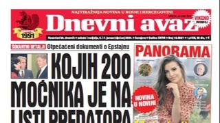 U dvobroju "Dnevnog avaza" čitajte: Kojih 200 moćnika je na listi predatora