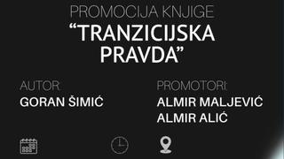 Promocija knjige Gorana Šimića "Tranzicijska pravda"