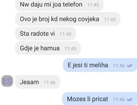 Prepiska između Melihe i njenog supruga Jasmina - Avaz