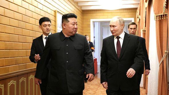 Kim Jong-un i Vladimir Putin - Avaz