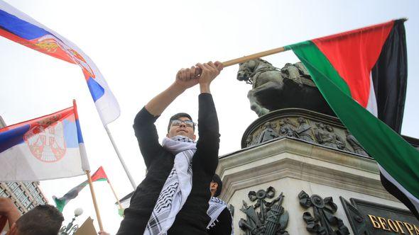 Beograd: Protest podrške narodu Palestine - Avaz