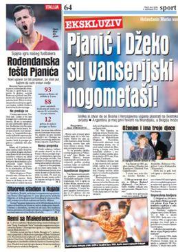 Tekst iz "Dnevnog avaza" objavljen 4. aprila 2014. godine - Avaz