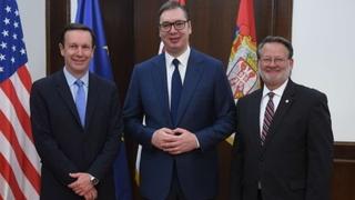 Vučić u Beogradu razgovarao s američkim senatorima Marfijem i Pitersom