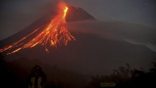 Eruptirala planina Merapi
