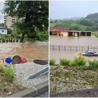 Bužim pod vodom: Izlile se rijeke i potoci, poplavljeni brojni objekti i automobili