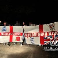 Navijači banjalučkog Borca i Crvene zvezde oteli zastave Englezima uoči utakmice na Euru