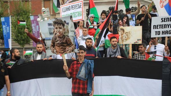 Beograd: Protest podrške narodu Palestine - Avaz