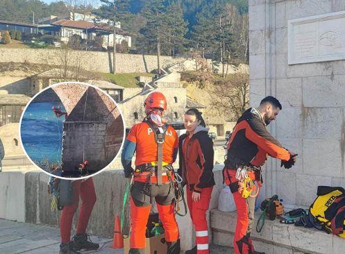 Čišćenje Stare kamene ćuprije od rastinja i stabala - Avaz