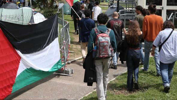 Studenti u znak podrške Palestini - Avaz