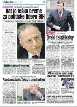 Dnevni avaz 7. aprila 2010.  - Avaz