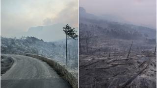 Evo kako izgleda Park prirode Biokovo nakon velikog požara