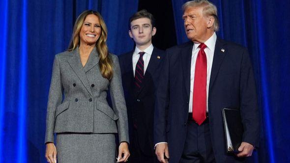 Melanija, Baron i Donald Tramp - Avaz