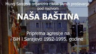 Sarajevo: Predavanje na temu agresije na BiH u Brusa bezistanu